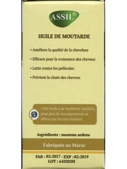 Huile de moutarde